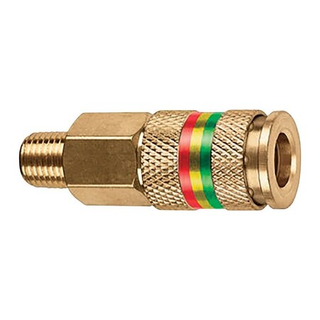 Tru-Flate Univ Coupler Im 1/4"Mnpt 13-513